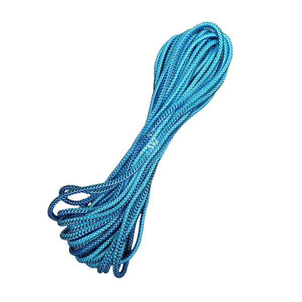Веревка ПП вязаная д. 8мм (20м) цветная