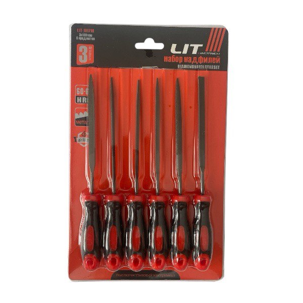 Набор надфилей 3" LIT, 6 шт.